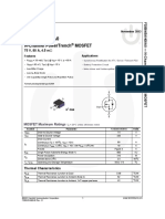Fdb045An08A0: N-Channel Powertrench Mosfet