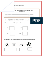 Prueba Diagnostico Matematicas