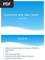 Scenarios and Use Cases