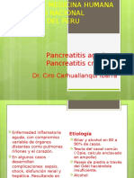 Pancreatitis Aguda y Crónica