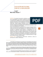 LANDI Nidia - La autoevaluacion institucional y la cultura de la participacion.pdf