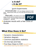 Designs Taguchi Experiments Automatically: Manually:: Mouse