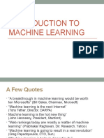 CSC 3301-Lecture06 Introduction To Machine Learning