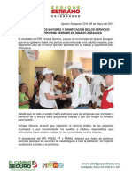 2016-05-26 Apoyo a Adultos Mayores y Dignificación de Los Servicios Médicos, Propone Serrano en Ignacio Zaragoza