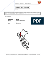 1.- Memoria Descriptiva - SAN MARTIN ALTO