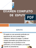 Examen de Esputo