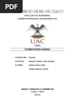 filosofia uac de la cosmovicion adina 