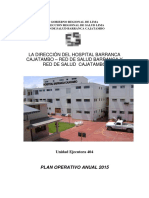 Plan Anual Del Hospital de Barranca