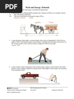 Dynamics (Work and Energy) Tutorial