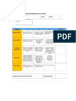 Evaluación de Declamacion LENGUAJE