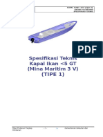 01. Spesifikasi Teknis Kapal Ikan 3 GT Tipe v (TIPE 1).R8.AGR