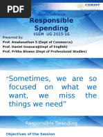 Responsible Spending-II SEM UG 2015