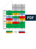 Schedule Primary Sports Day Years 4-6 (2016)