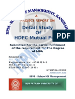 Detail Study of HDFC Mutual Fund