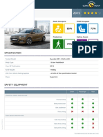 Euroncap 2015 Hyundai I20 Datasheet