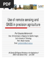 Use of Remote Sensing and GNSS in Precision Agriculture: Prof Graciela Metternicht