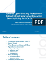 ICTDM2014 _ Towards Cyber-Security Protection of Critical Infrastructures by Generating Security Policy for SCADA Systems