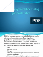 Organizacijski Oblici Malog Gospodarstva PDF