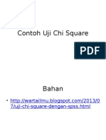 Contoh Uji Chi Square