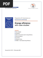 Energy Efficiency With Case Studies