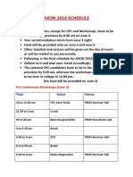 Axon Final Schedule