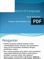 Content of Language (Dhian)