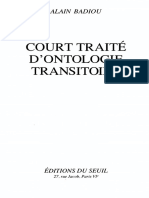 Court Traite Ontologie Transitoire