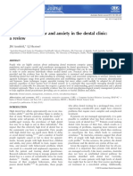 Armfield and Heaton - 2013 - Management of Fear and Anxiety in The Dental Clinic - A Review