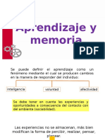 Aprendizaje y Memoria