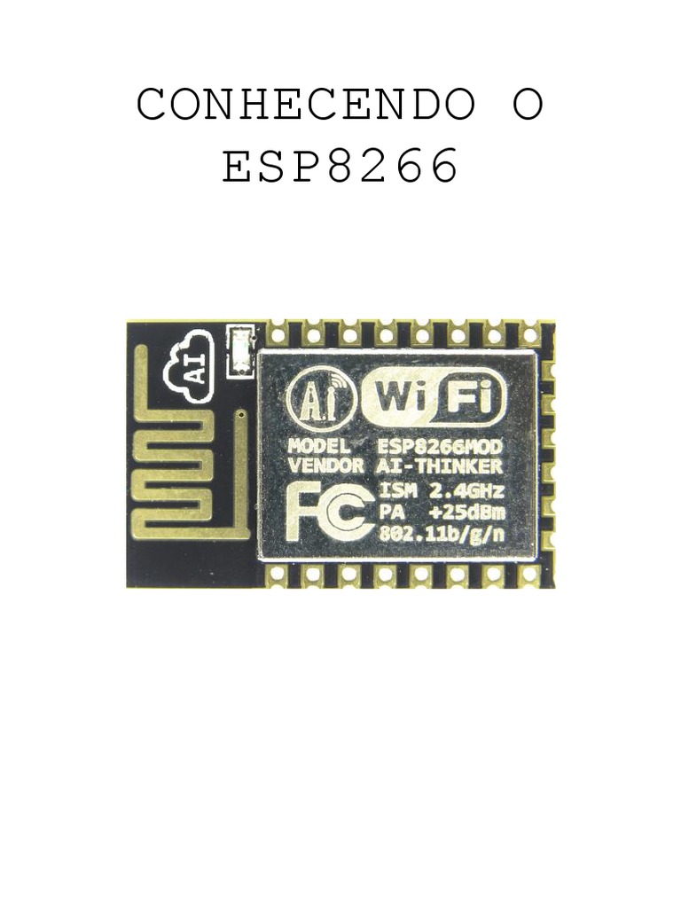 Conhecendo o Esp8266 | PDF | Rede elétrica | Conversor de analógico ...
