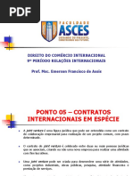 Aulas Pontos 05, 06 e 07 Direito Do Comércio Internacional