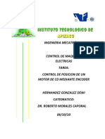  Control de Posicion de Un Motor de CD Con Encoder