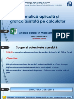 Curs VI Informatica Aplicata PDF