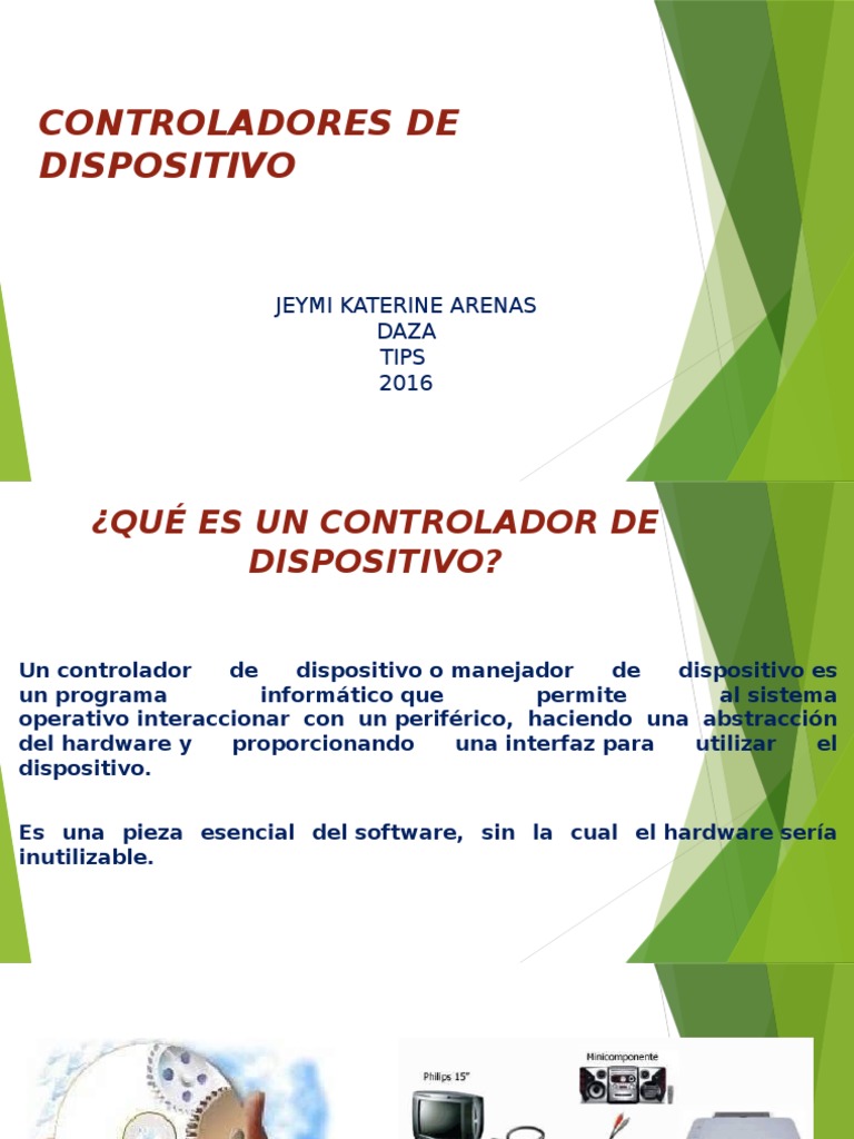 Controladores de Dispositivo | PDF | Controlador de dispositivo ...