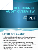 Performance Audit Overview
