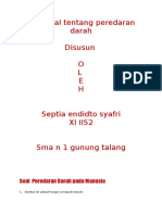 Soal Soal Tentang Peredaran Darah