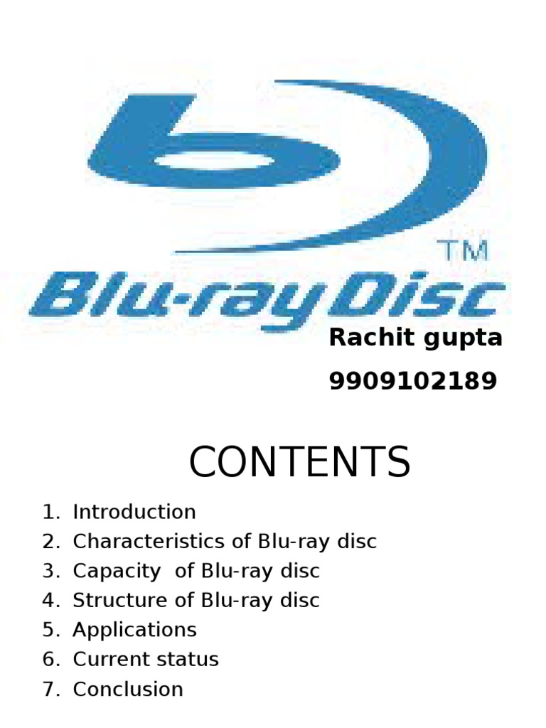 Blu-ray: The Future of Optical Discs | PDF