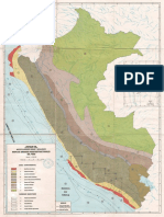 Mapa Morfoestructurales Del Peru - 4 000 000