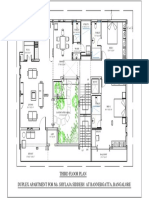 Third Floor Plan Duplex Apartment For Ms. Shylaja Siddesh at Bannergatta, Bangalore
