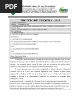 Modelo de Projeto de Pesquisa 2016