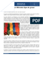 Como Identificar Diferentes Tipos de Grasas PDF