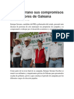2016-05-26 Lleva Serrano Sus Compromisos a Pobladores de Galeana