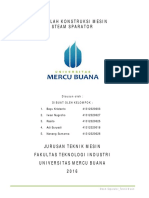 Laporan Tugas Konstruksi Mesin