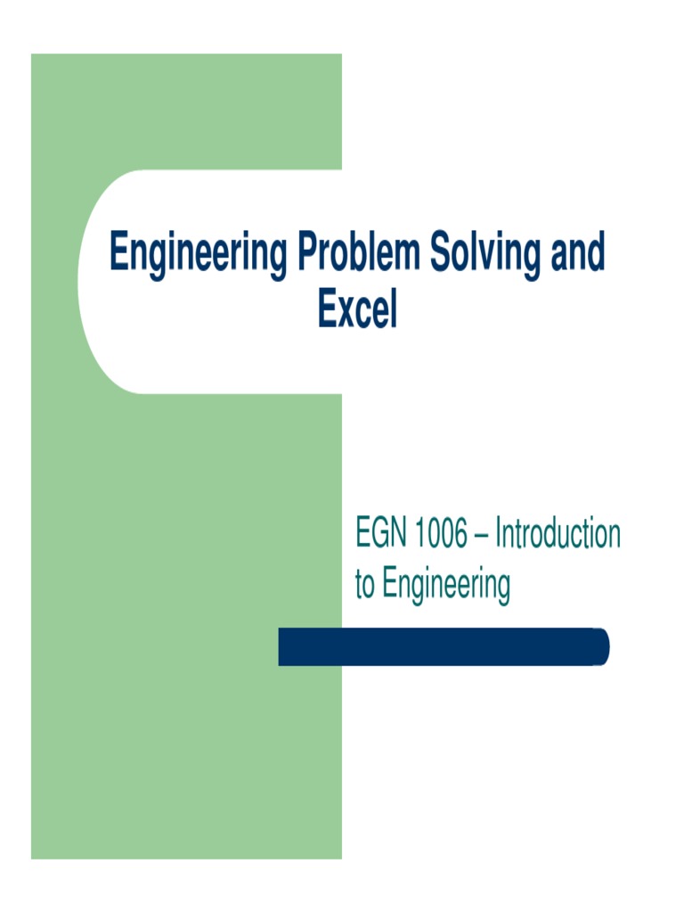 statistics for engineering problem solving