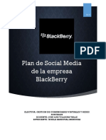 Empresa BlackBerry Plan de Social Media Giiss PDF