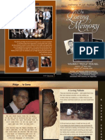 Funeral Program For Wilbert Felix Permel Aka Wilbert Pidge Permel - January 22nd 2010