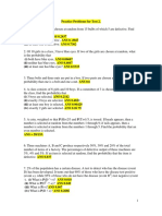 Probability Problems for Test 2