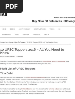 10 UPSC Toppers 2016 - All You Need to Know - IAS
