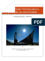 Energia Solar Térmica para A Produção de Electricidade