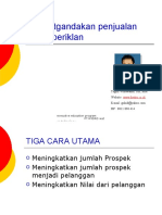 Melipatgandakan Penjualan Tanpa Beriklan